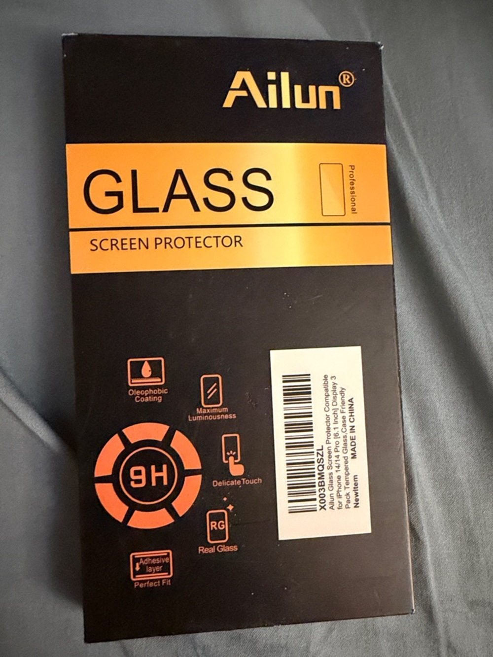 Ailun 3 Pack Tempered Glass Screen Protectors for iPhone 14/14 Pro